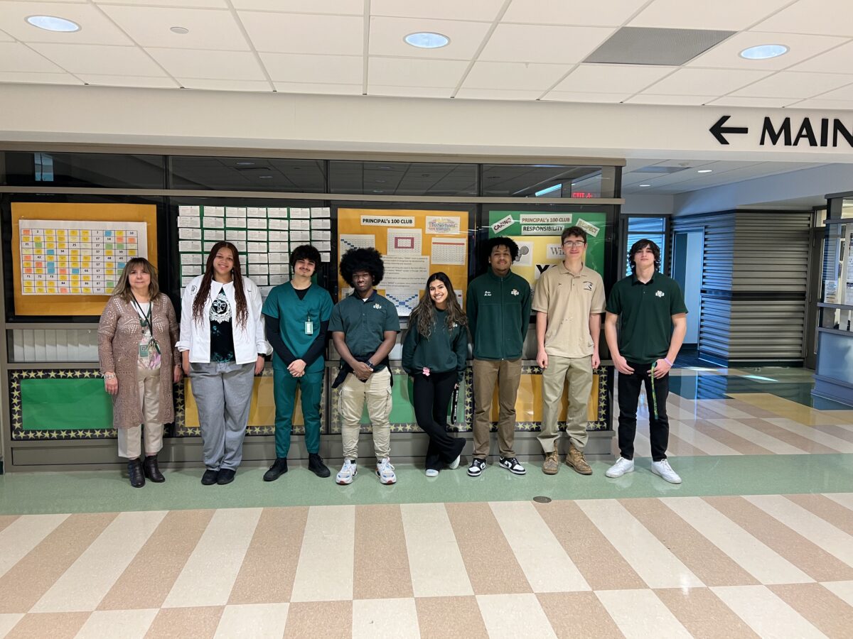 Principal's 100 Club Winners Emmett O'Brien Technical High School